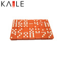 Custom Orange Acylic Domino Piece Factory